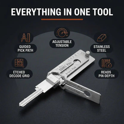LockCraft 2-in-1 - Precision Lock Pick Set LIMITED EDITION