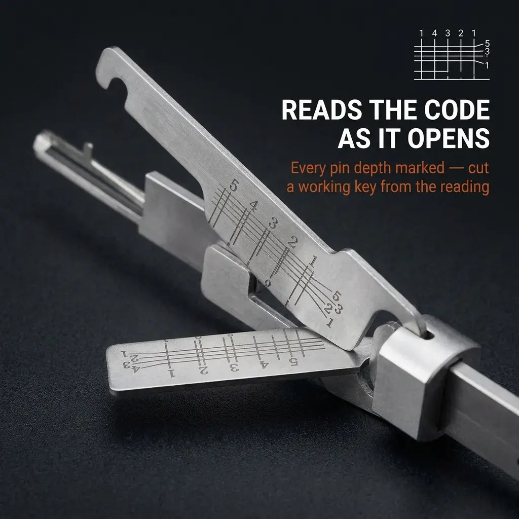 LockCraft 2-in-1 - Precision Lock Pick Set LIMITED EDITION