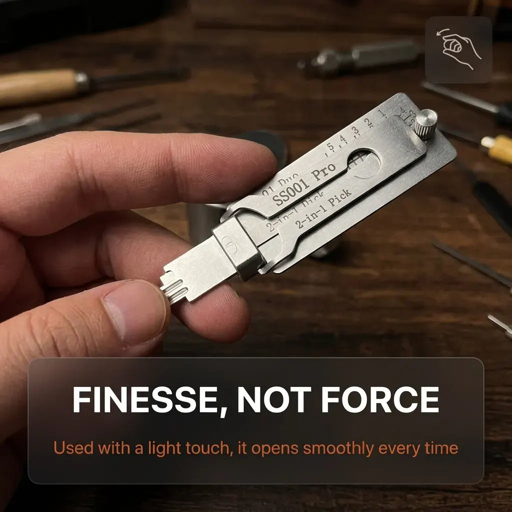 LockCraft 2-in-1 - Precision Lock Pick Set LIMITED EDITION