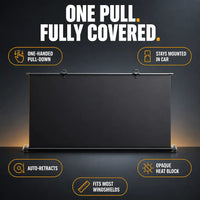 ShadeRoll - Retractable Windshield Sunshade