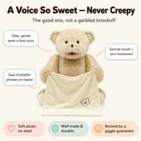 The Peek-a-Boo Bear - Talking Plush Toy