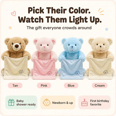 The Peek-a-Boo Bear - Talking Plush Toy