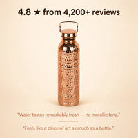 CopperFlow - Premium Pure Copper Water Bottle (800ml)