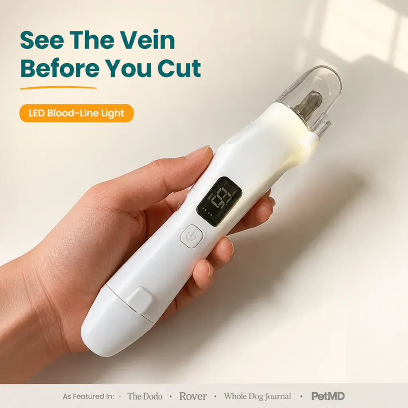 PawTrim 2-in-1 - LED Pet Nail Trimmer