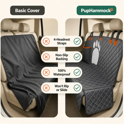 PupHammock - Waterproof Dog Car Seat Cover