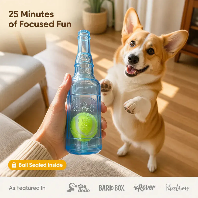 BrewChew - Squeaky Beer Bottle Dog Toy
