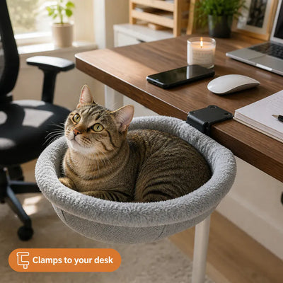 DeskNest - Folding Cat Desk Hammock