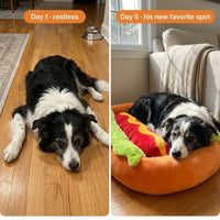 The Hot Dog Bed - Plush Pet Cushion