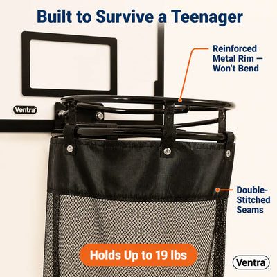 HoopHamper - Basketball Door Laundry Hamper