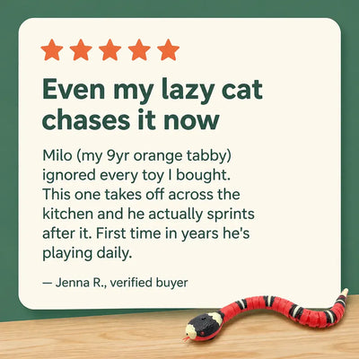 SmartSnake - Interactive Sensing Cat Toy