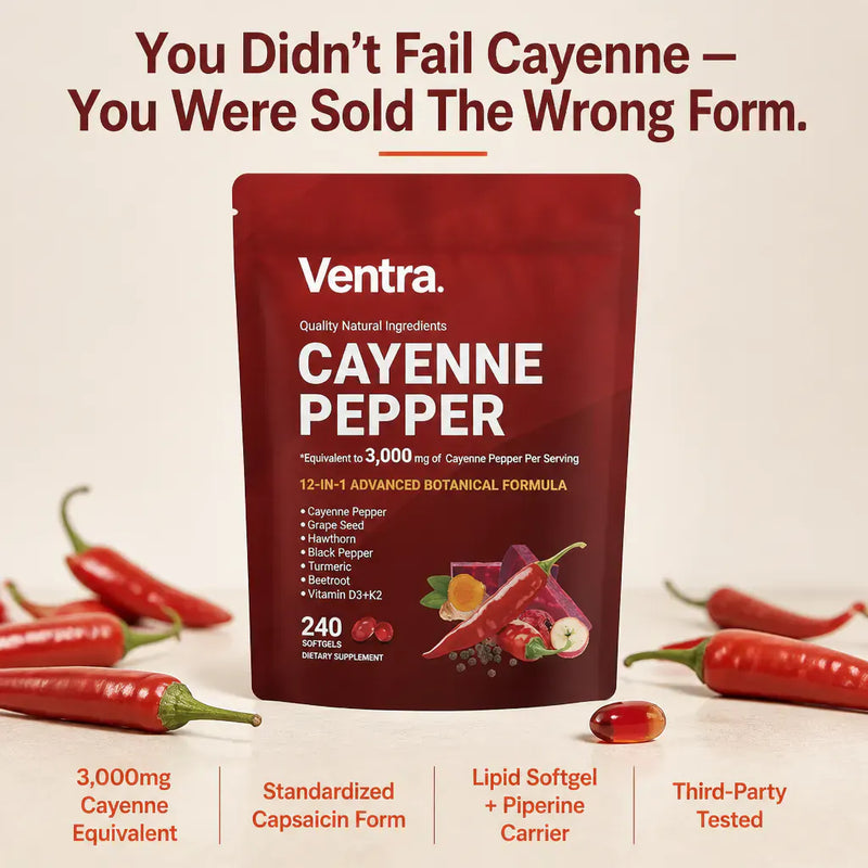 Ventra - Cayenne Pepper Softgels