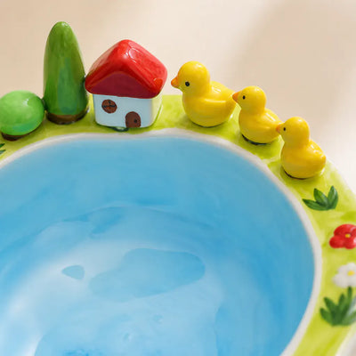 The Duck House Bowl - Handmade Ceramic (Limited Batch)