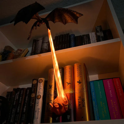 The Shelf Dragon - LED Book Guardian