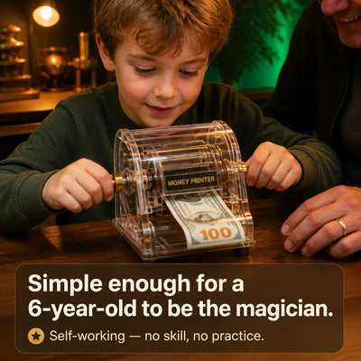 The Money Printer - Paper to Cash Magic Trick