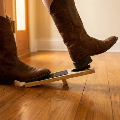 BootRelease - Portable Wooden Boot Jack