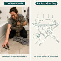 GroomStand - Hands-Free Pet Bath Holder