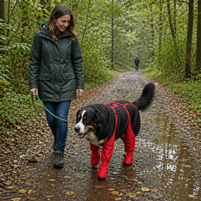 The Waterproof Dog Boots with Suspenders