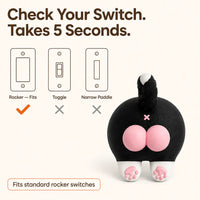 The Cat Butt Switch Plate