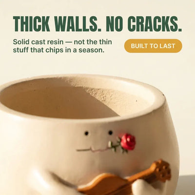 The Swing Chair Planter - Hanging Resin Pot