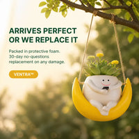 The Swing Chair Planter - Hanging Resin Pot