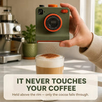 The Latte Camera - One-Click Coffee Art Stencil