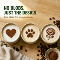 The Latte Camera - One-Click Coffee Art Stencil