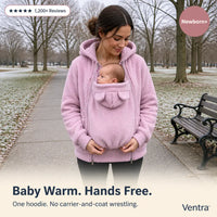 SnugHood - Fleece Baby Carrier Hoodie