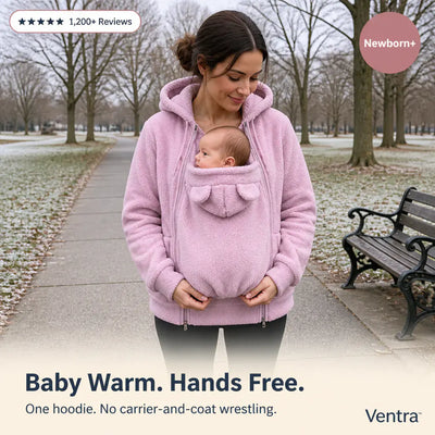 SnugHood - Fleece Baby Carrier Hoodie