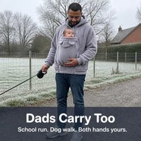 SnugHood - Fleece Baby Carrier Hoodie