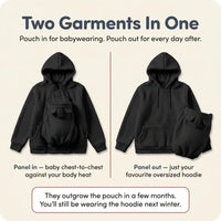 SnugHood - Fleece Baby Carrier Hoodie