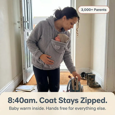 SnugHood - Fleece Baby Carrier Hoodie
