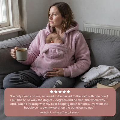 SnugHood - Fleece Baby Carrier Hoodie