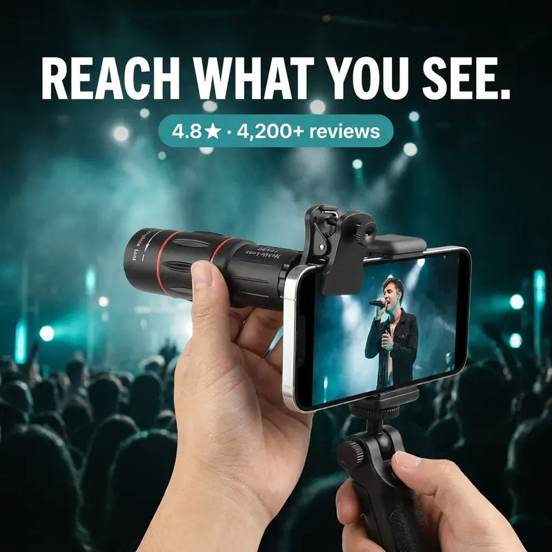 ZoomScope 64X - Phone Telephoto Lens