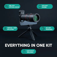 ZoomScope 64X - Phone Telephoto Lens