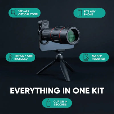 ZoomScope 64X - Phone Telephoto Lens