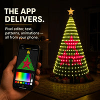 TreeFlow - Smart Waterfall Christmas Tree Lights