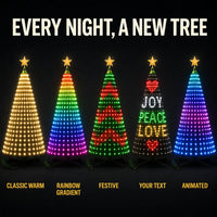 TreeFlow - Smart Waterfall Christmas Tree Lights