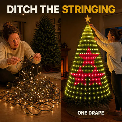 TreeFlow - Smart Waterfall Christmas Tree Lights
