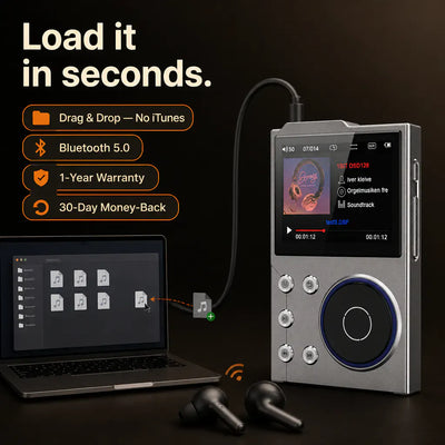 PocketTunes - Metal MP3 Player (16GB)