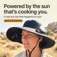BreezeBrim - Solar Fan Sun Hat