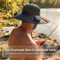 BreezeBrim - Solar Fan Sun Hat