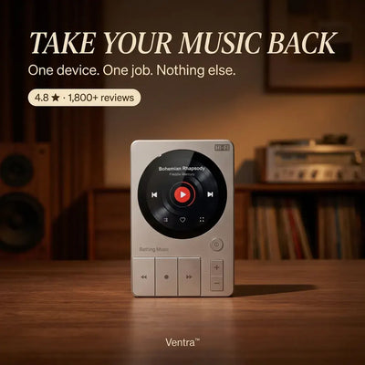 The Piano Key Player - Retro HiFi Music Player