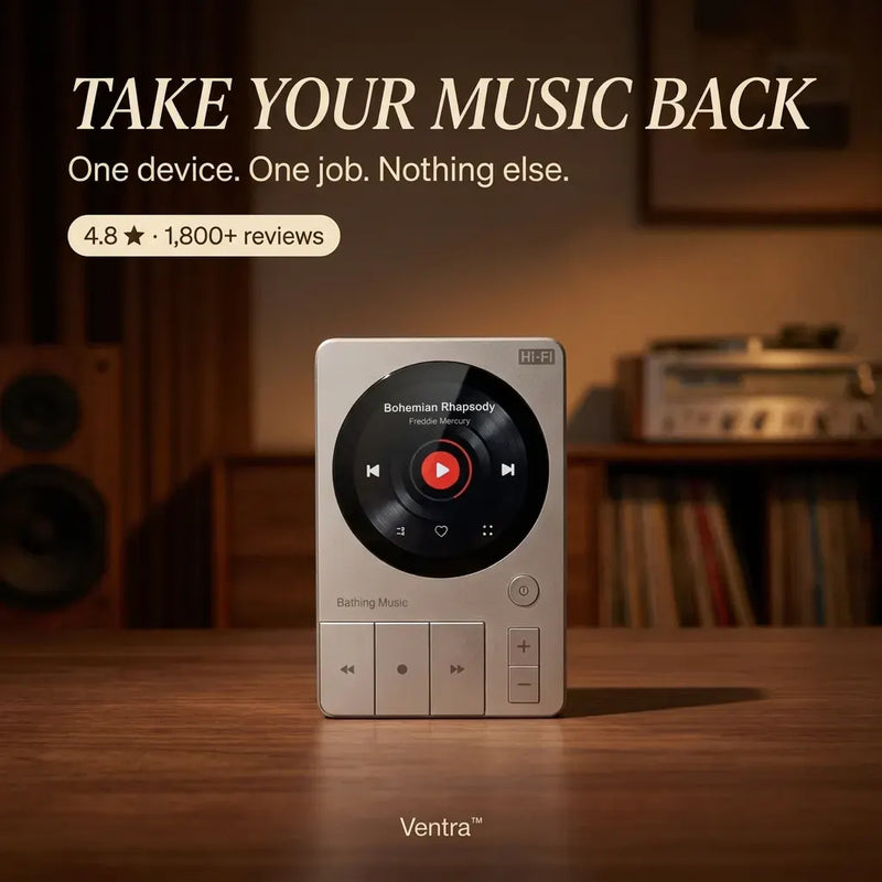 The Piano Key Player - Retro HiFi Music Player