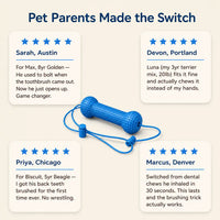 BrushBuddy - Dog Dental Prop & Toothbrush Set