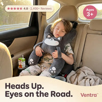 SnoozeBuddy - Kids' Car Seat Animal Pillow