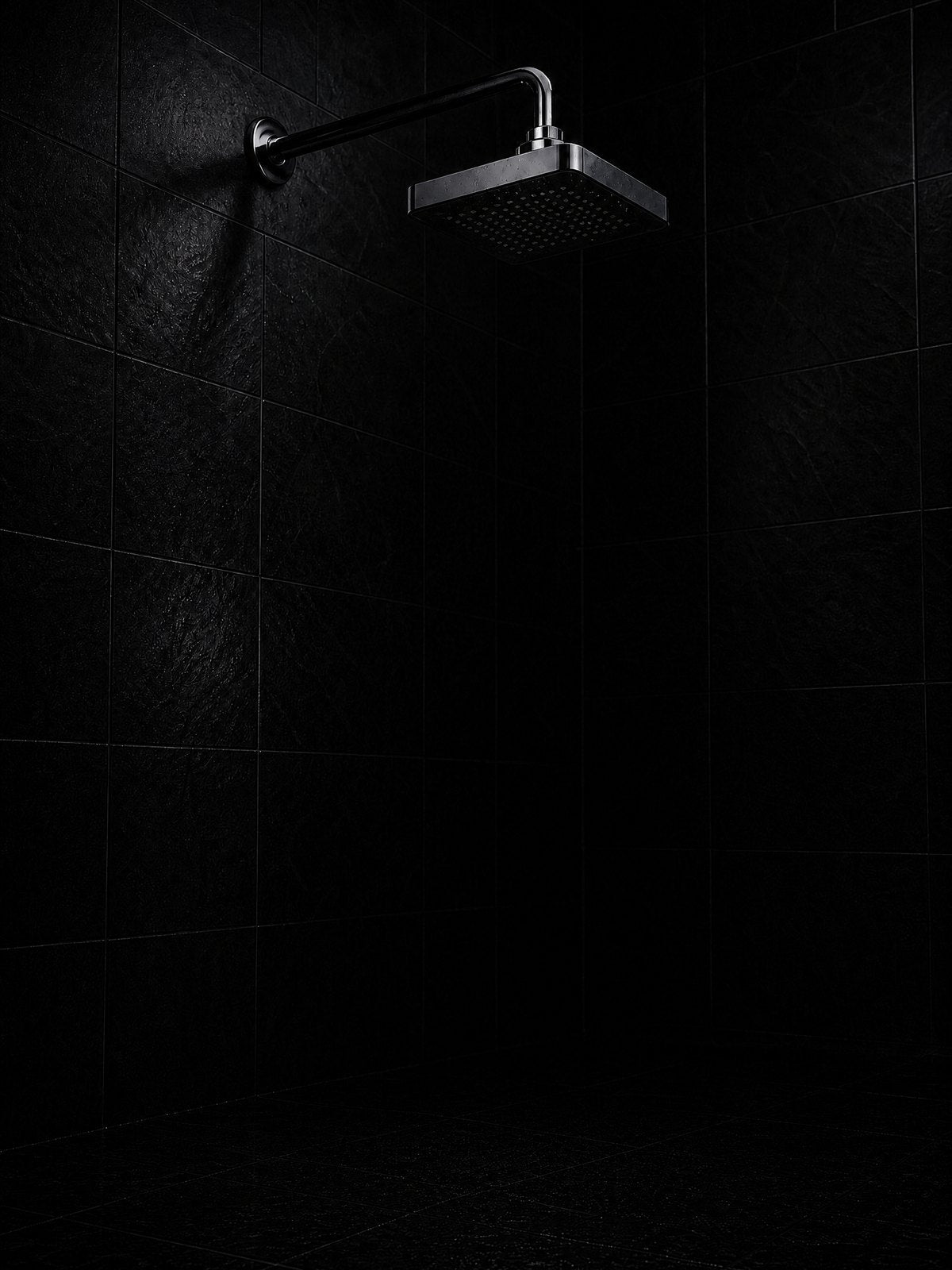 Water off: the head is dark