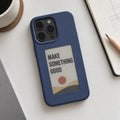 Reframe in Blue displaying a static reminder on a desk