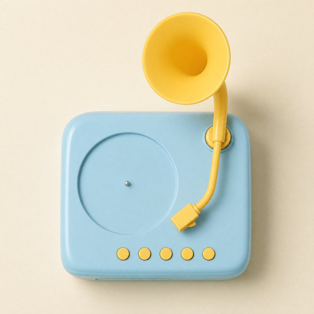 Storyhorn seen from above with an empty card dish