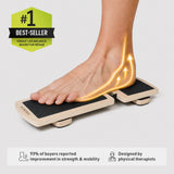 Ventra's wooden AxisBoard single-leg balance board