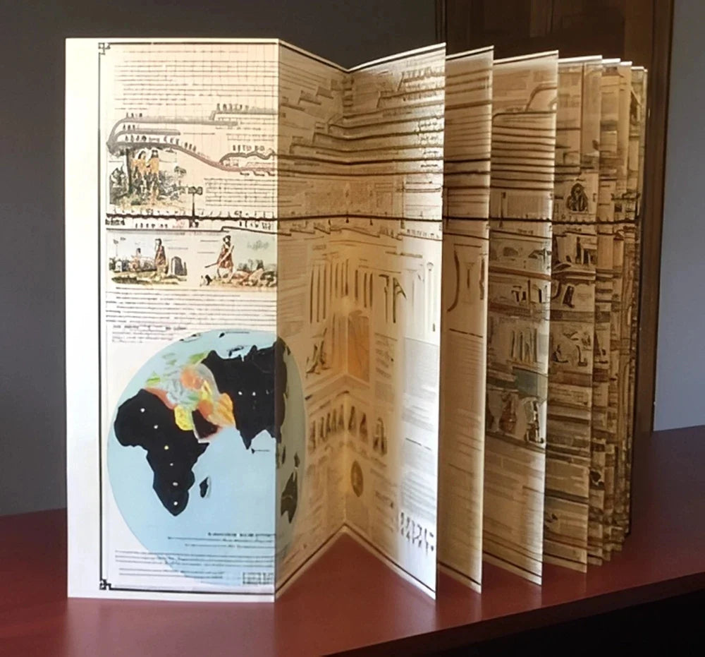 Adams history chart — gallery fold